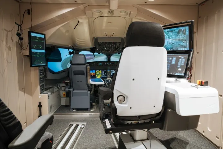 ProFlight Swiss Flugsimulator Swiss Flugsimulator Zürich von Innen